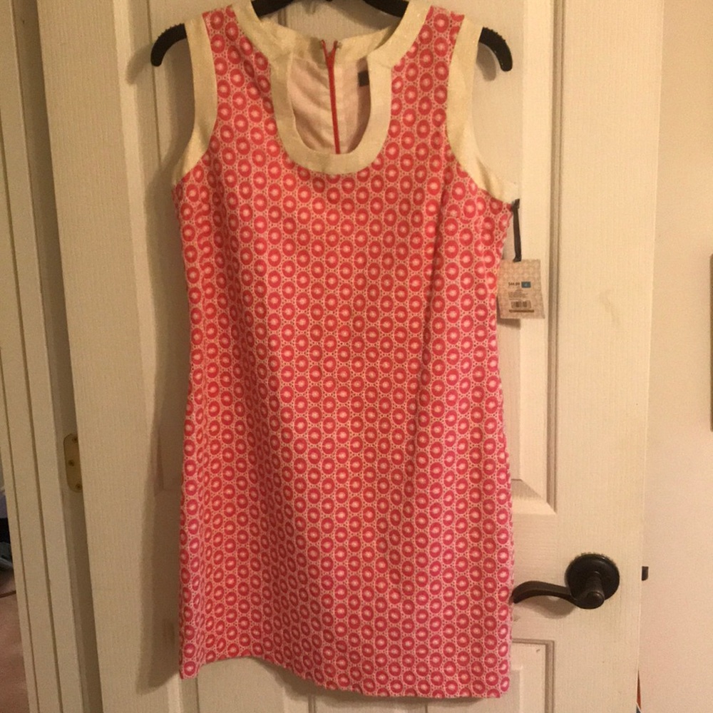 Merona pink eyelet dress